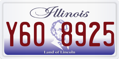 IL license plate Y608925