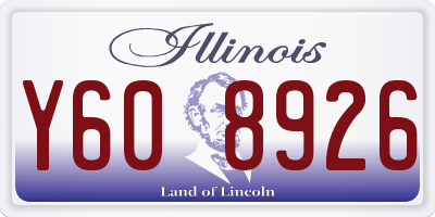 IL license plate Y608926