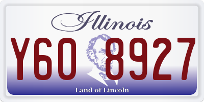 IL license plate Y608927