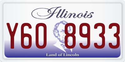 IL license plate Y608933