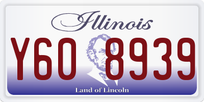 IL license plate Y608939
