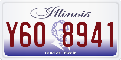 IL license plate Y608941
