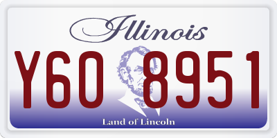 IL license plate Y608951
