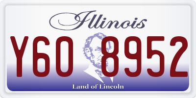 IL license plate Y608952