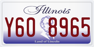 IL license plate Y608965
