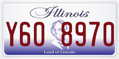 IL license plate Y608970
