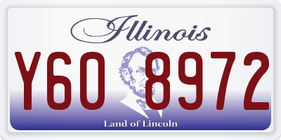 IL license plate Y608972