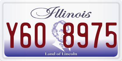IL license plate Y608975