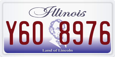 IL license plate Y608976