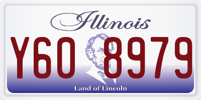 IL license plate Y608979