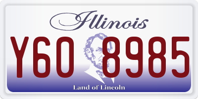 IL license plate Y608985
