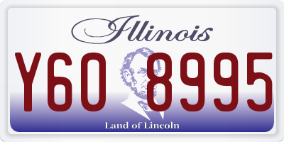 IL license plate Y608995
