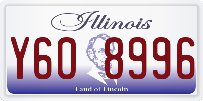 IL license plate Y608996