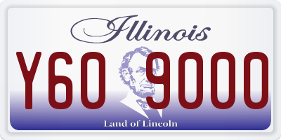 IL license plate Y609000