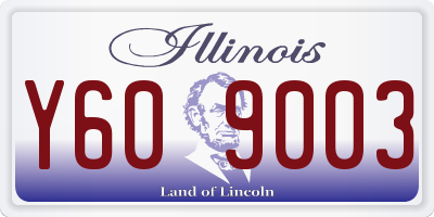 IL license plate Y609003