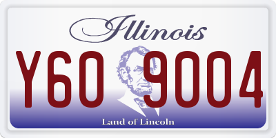 IL license plate Y609004