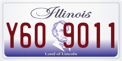 IL license plate Y609011