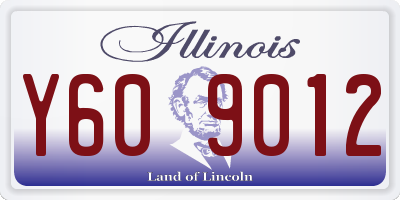 IL license plate Y609012