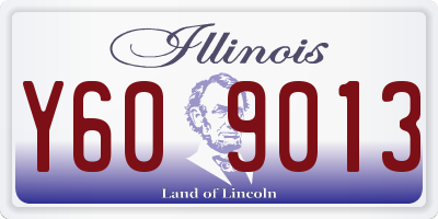 IL license plate Y609013