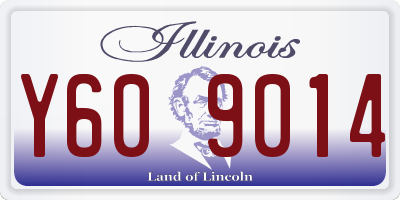 IL license plate Y609014