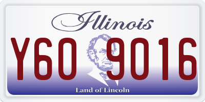 IL license plate Y609016