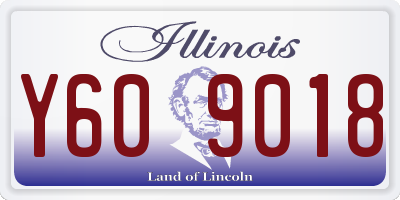 IL license plate Y609018