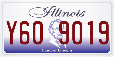 IL license plate Y609019