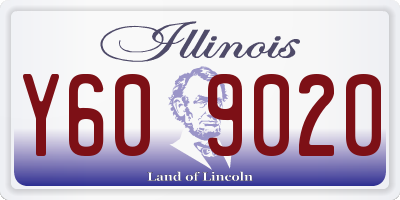 IL license plate Y609020