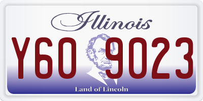 IL license plate Y609023