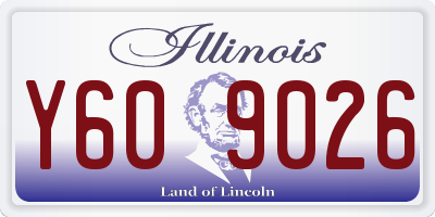 IL license plate Y609026