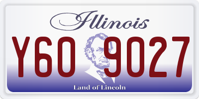 IL license plate Y609027