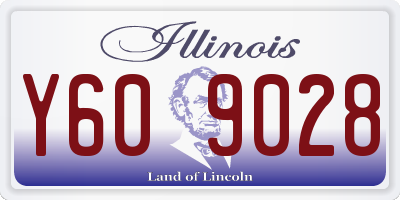 IL license plate Y609028