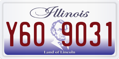 IL license plate Y609031
