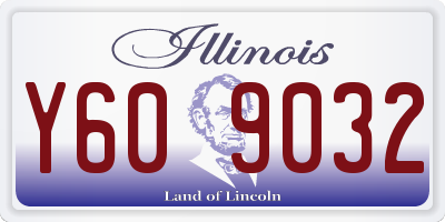 IL license plate Y609032