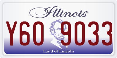 IL license plate Y609033