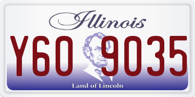 IL license plate Y609035
