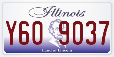 IL license plate Y609037
