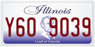 IL license plate Y609039