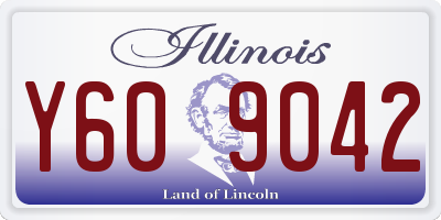IL license plate Y609042