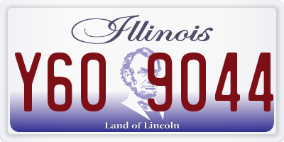 IL license plate Y609044