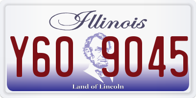 IL license plate Y609045