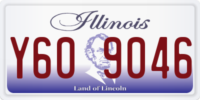 IL license plate Y609046