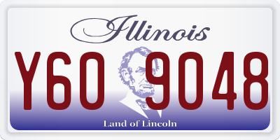 IL license plate Y609048