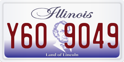 IL license plate Y609049