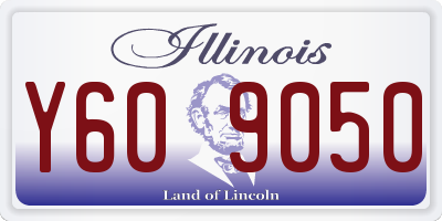 IL license plate Y609050