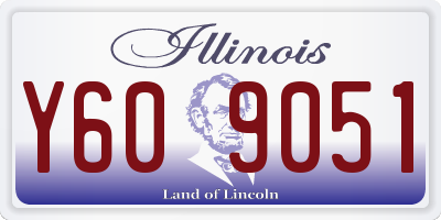 IL license plate Y609051