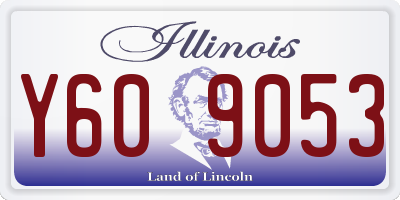 IL license plate Y609053