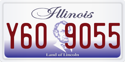 IL license plate Y609055