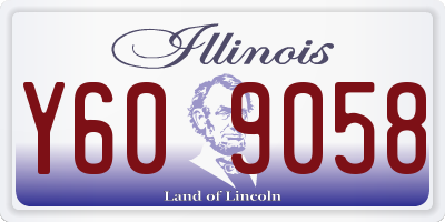 IL license plate Y609058
