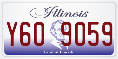 IL license plate Y609059